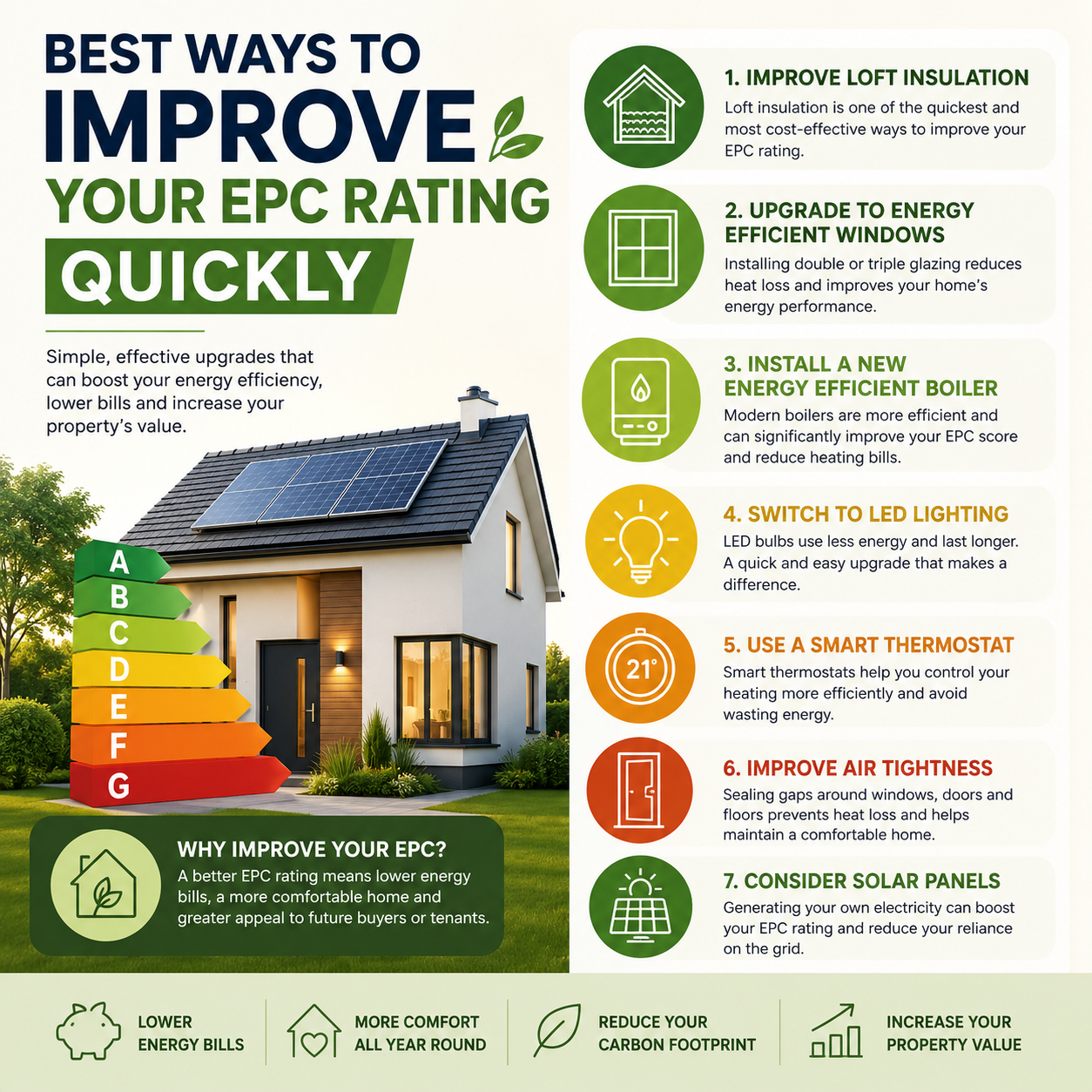 Best Ways to Improve Your EPC Rating Quickly